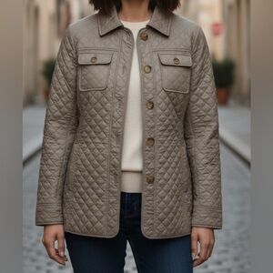 CHICO’S Quilted  Jacket Sz 1